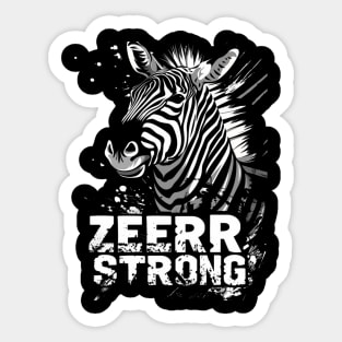 Zebra Art Inspirations Sticker